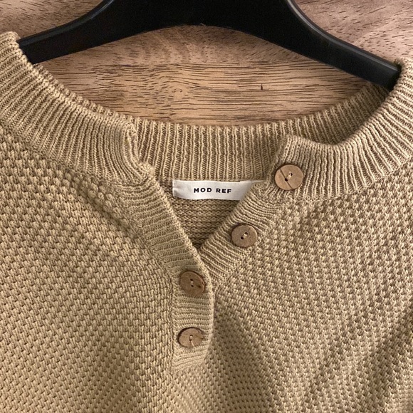 Vici Montana Cotton Henley Sweater - Picture 5 of 5